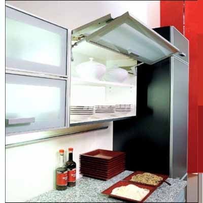 No leakage white stainless steel Cabinet Gas Struts with metal eye end fitting for cabinet