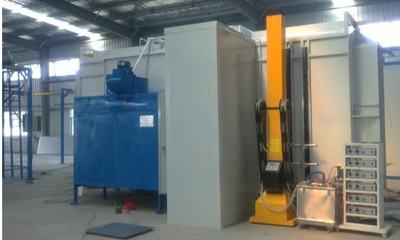 Automotive Spring Powder Coating Line , Powder Spray Metal Pretreatment System