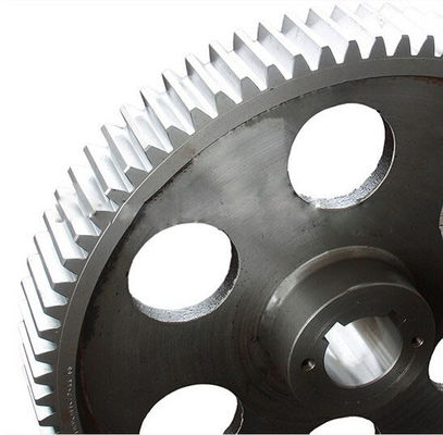 High Tolerance Helical Bevel Gear , Custom Forged stainless Steel big wheel