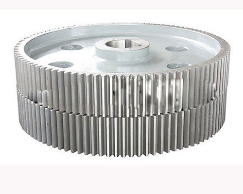 High Tolerance Helical Bevel Gear , Custom Forged stainless Steel big wheel