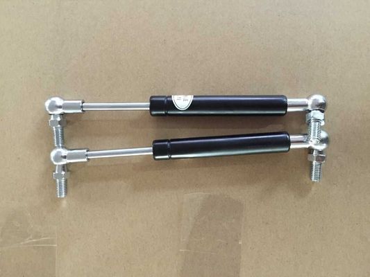 Black , Stainless Steel , Miniature Compression Gas Springs 500N