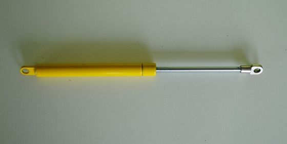 Adjustable Hydraulic Ship Furniture Gas Spring Yellow Color , Lockable Gas Strut